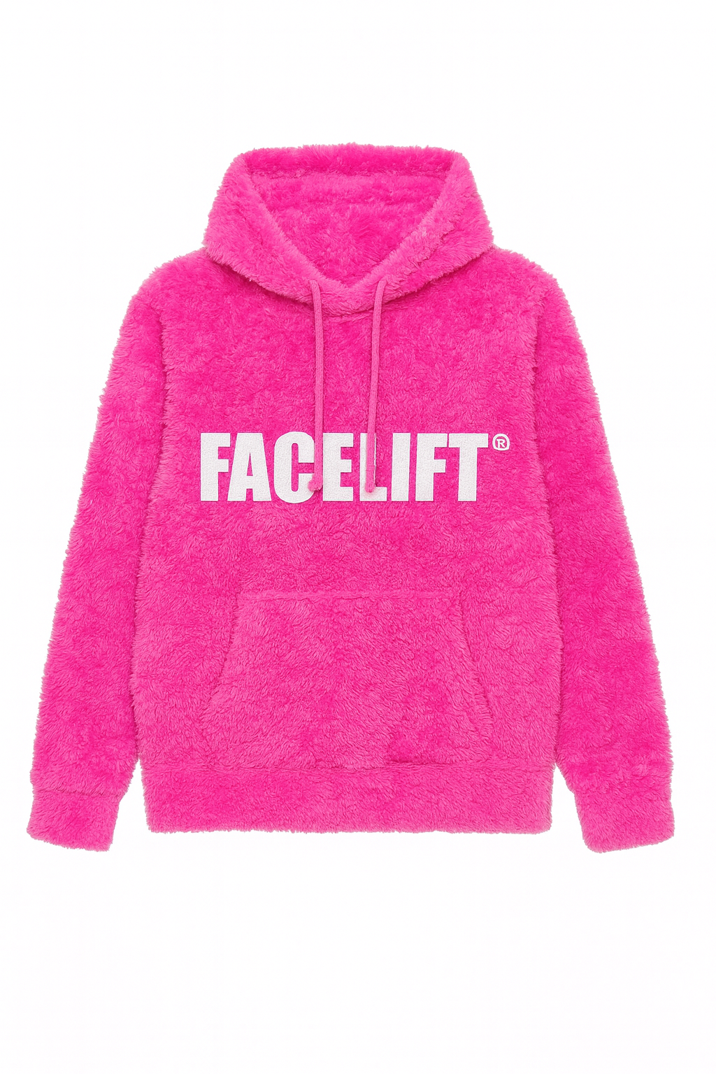 FACELIFT FUZZY HOODIE (PINK)