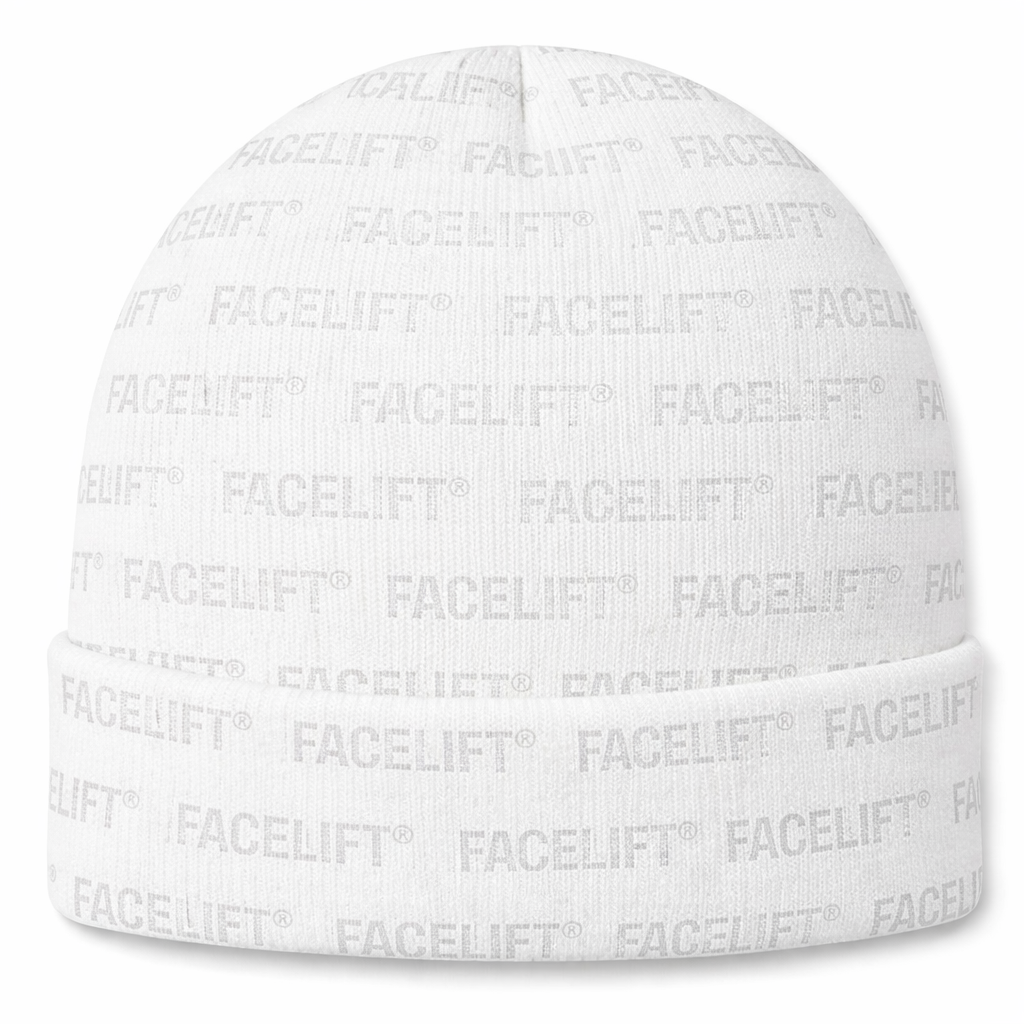 WHITE BEANIE